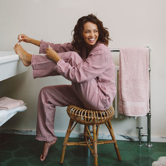 Gingham Ruffle Pyjama