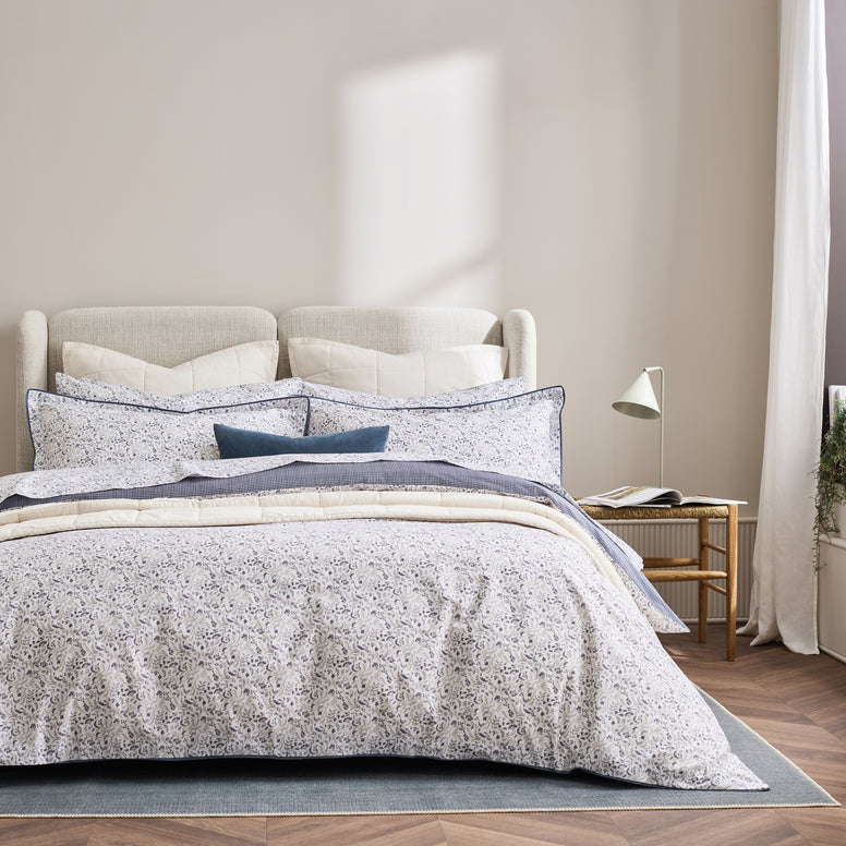 Ditsy Gingham Duvet Cover Set