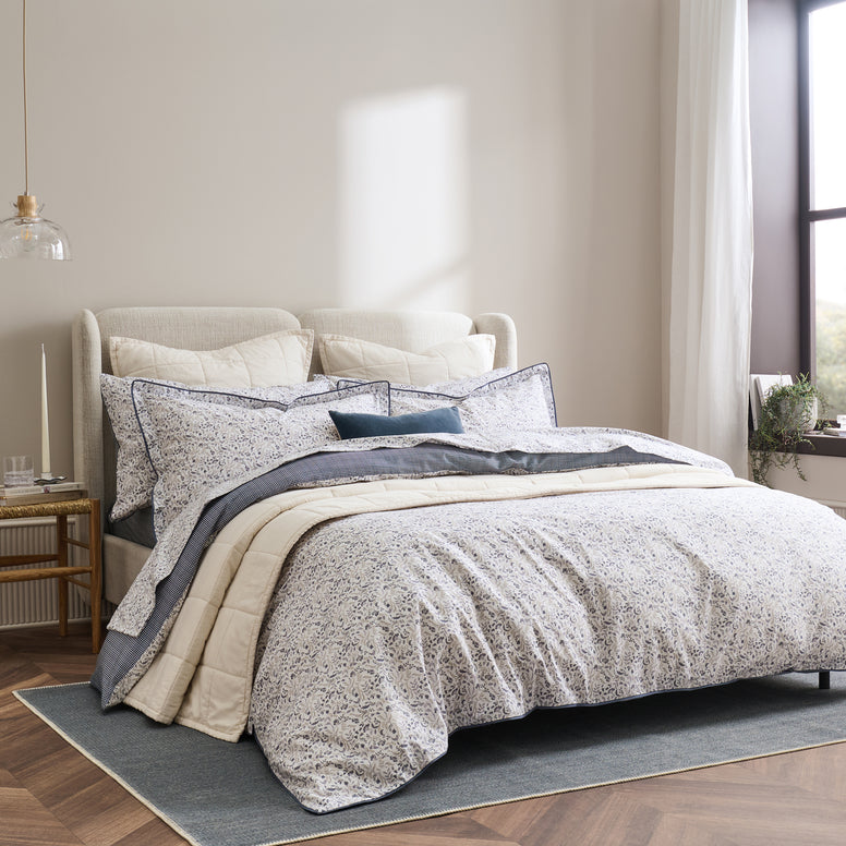 Ditsy Gingham Duvet Cover Set