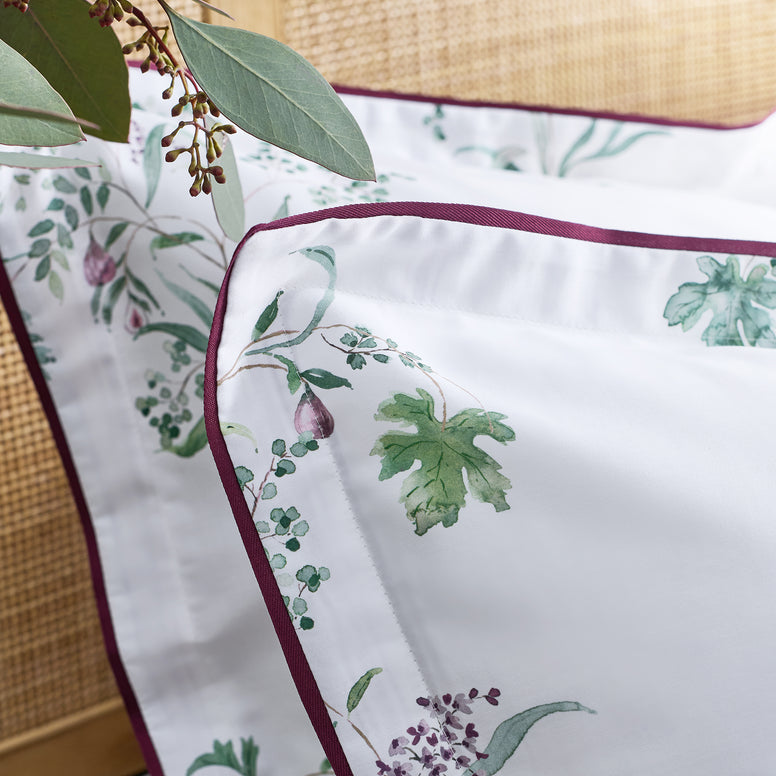 Fig Leaves Pillowcase Pair