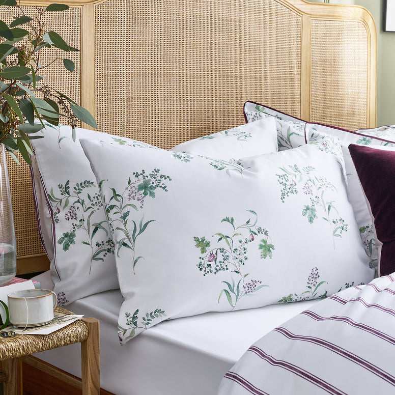 Fig Leaves Pillowcase Pair