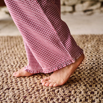 Gingham Ruffle Pyjama