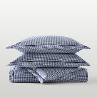 Gingham Oxford Duvet Cover Set