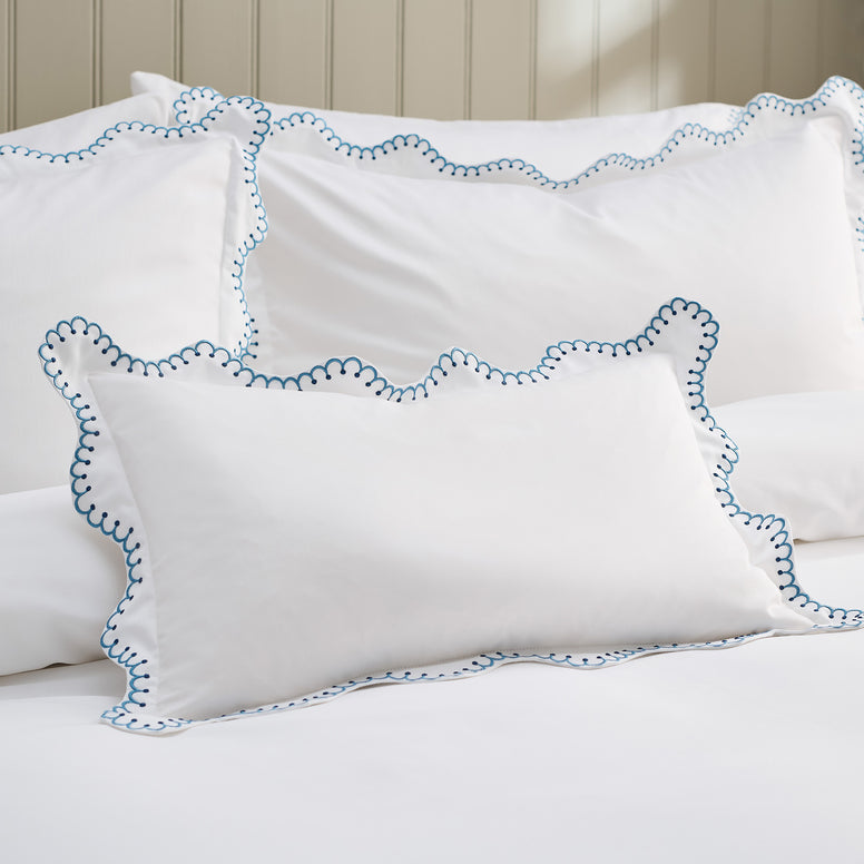 Lucerne Scallop Pillowcase Pair