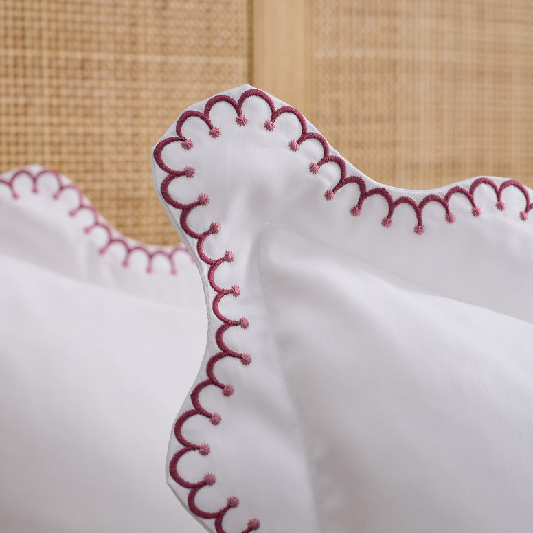 Lucerne Scallop Pillowcase Pair
