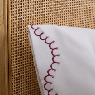 Lucerne Scallop Pillowcase Pair
