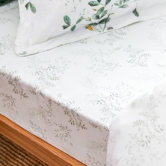 Pea shoot Fitted Sheet