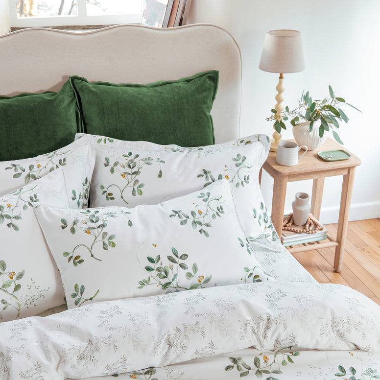 Pea shoot Pillowcase Pair