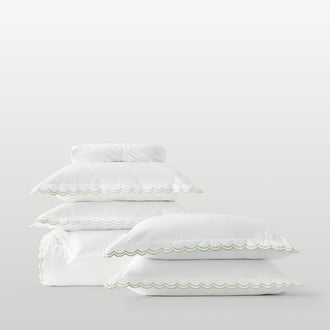 Scallop Edge Duvet Cover Bundle