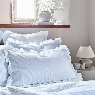 Seersucker Stripe Pillowcase Pair