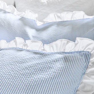 Seersucker Stripe Pillowcase Pair