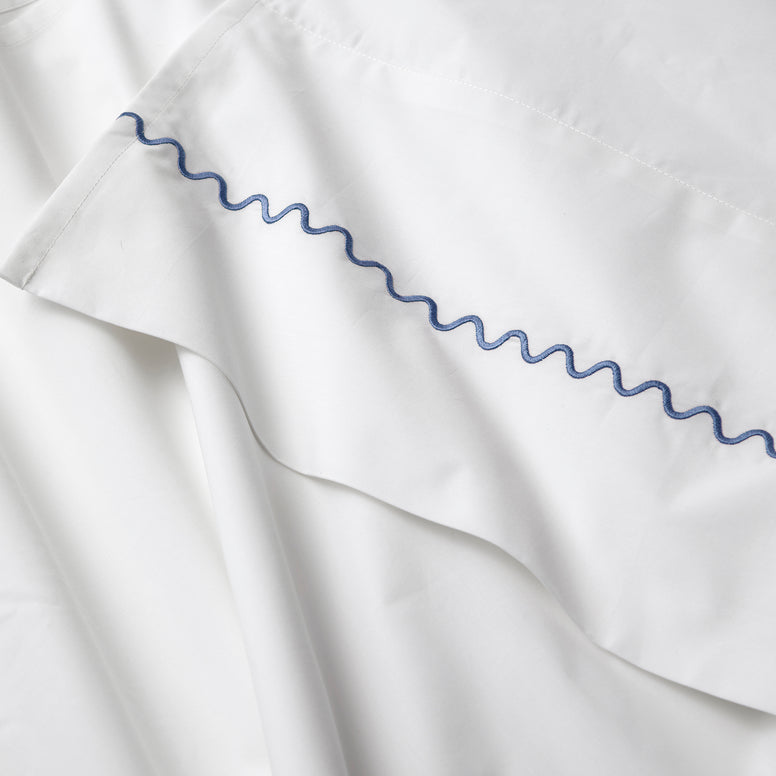 Wave Embroidery Bundle Sheet Set